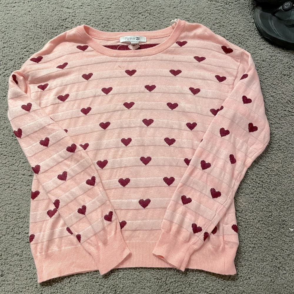Forever21 Heart Sweater
